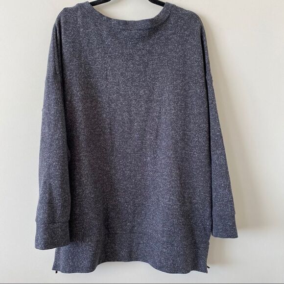 Danskin Dark Grey Double Side Zipper Pullover - Picture 7 of 8